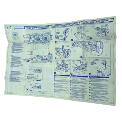 GI Joe / Action Force Tiger Shark Anleitung Tiger Force Produktposter