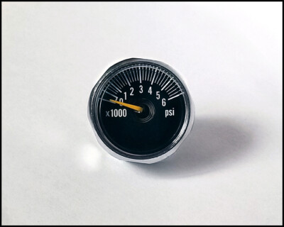 #ad Micro Gauge 1 inch 6000PSI High Pressure for HPA Nitro Air CO2 tank systems $5.57