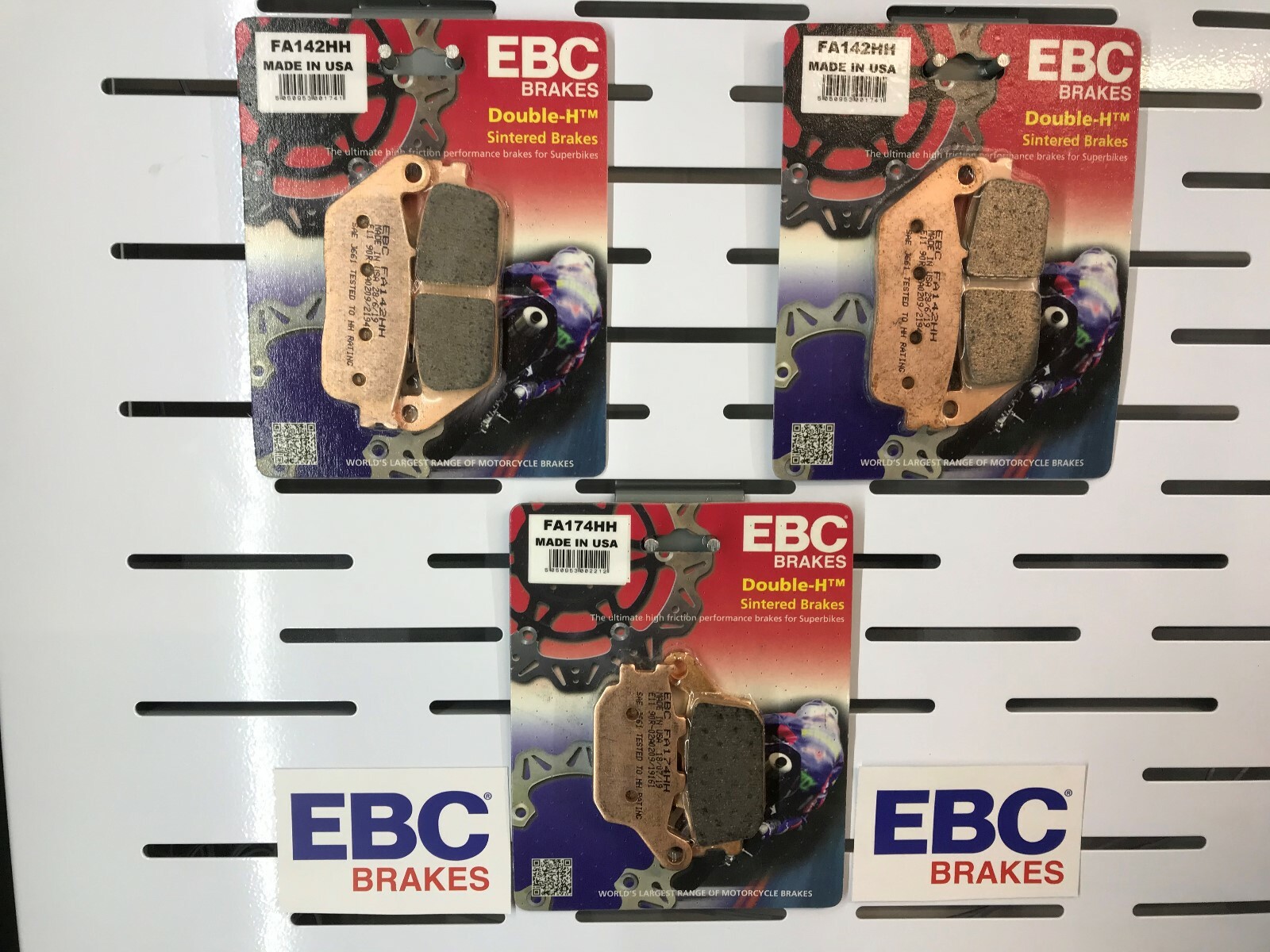 EBC HH Series Sintered Front Brake Pads (Set) Fits Honda CB650F 2017 - Image 100