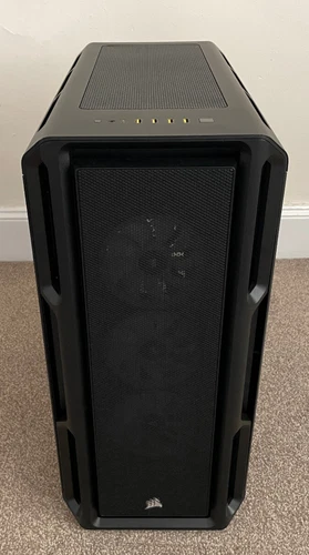 Corsair - iCUE 5000T RGB Tempered Glass Mid-Tower ATX PC Case — Black