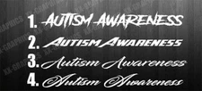 Autism Awareness Vinyl Decal Sticker Car Diesel Truck SUV KDM Boost Turbo JDM 9"