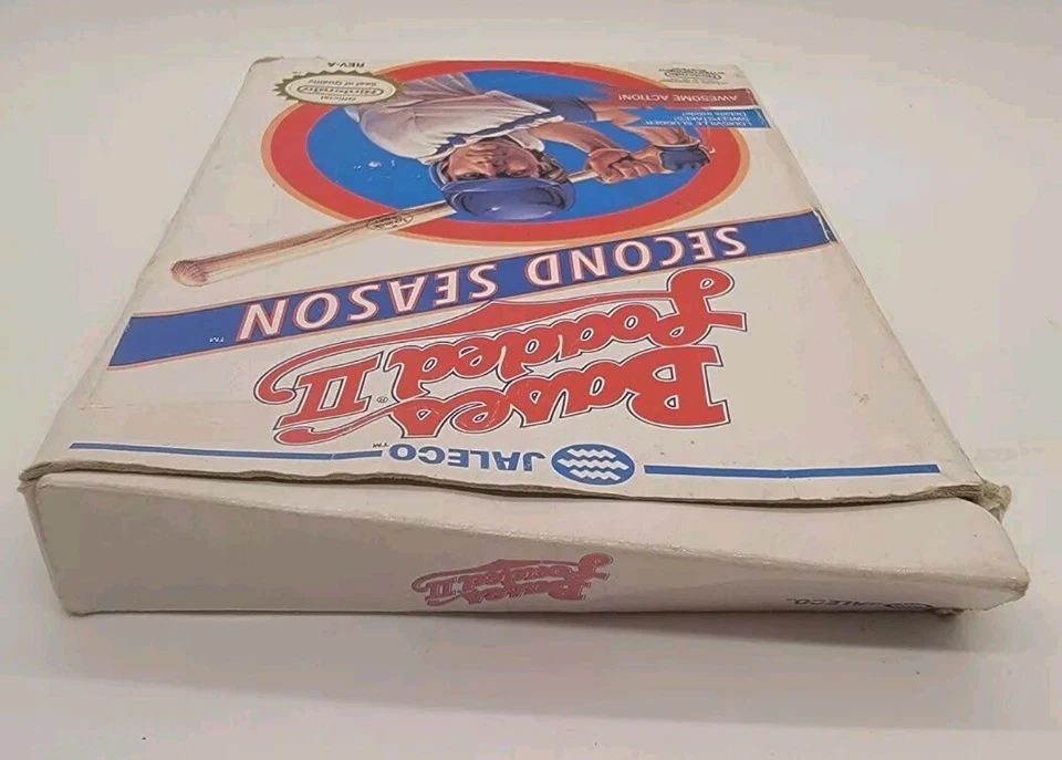 Bases Loaded II 2 Second Season Nintendo NES 1989 Cartridge AND Box - Image 3 of 4