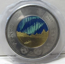 Canada 2017 $2 Dance of the Spirits ( glow in the dark ) BU Original Sealed