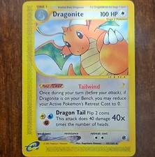 Pokemon TCG Dragonite 43/165 Rare e-Reader Expedition Base Set 2002