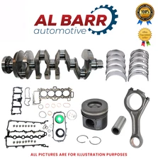 LAND ROVER JAGUAR PT204 CRANKSHAFT + PISTONS AND CONNECTING ROD AND OTHER PARTS