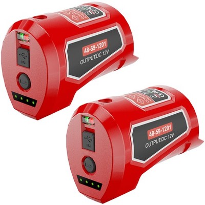For Milwaukee 12V USB Charger Adapter Power Source 48-59-1201 For M12 Battery