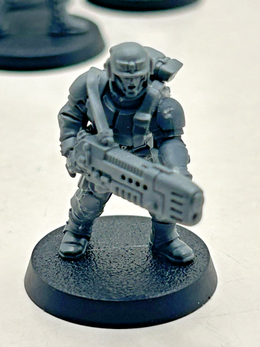 Warhammer 40K Cadian Shock Troopers (10) Imperial Guard Astra Militarum Army Lot - Picture 5 of 23