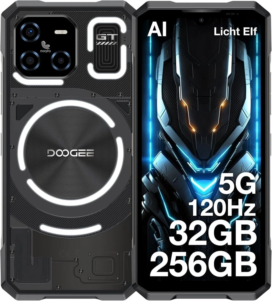 2025 DOOGEE Blade GT 5G Outdoor Smartphone 32GB+256GB Outdoor Handy Ohne Vertrag