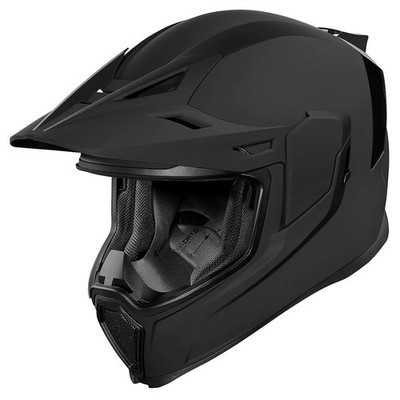 ICON AIRFLITE MOTO Integralhelm aus Polycarbonat - matt schwarz