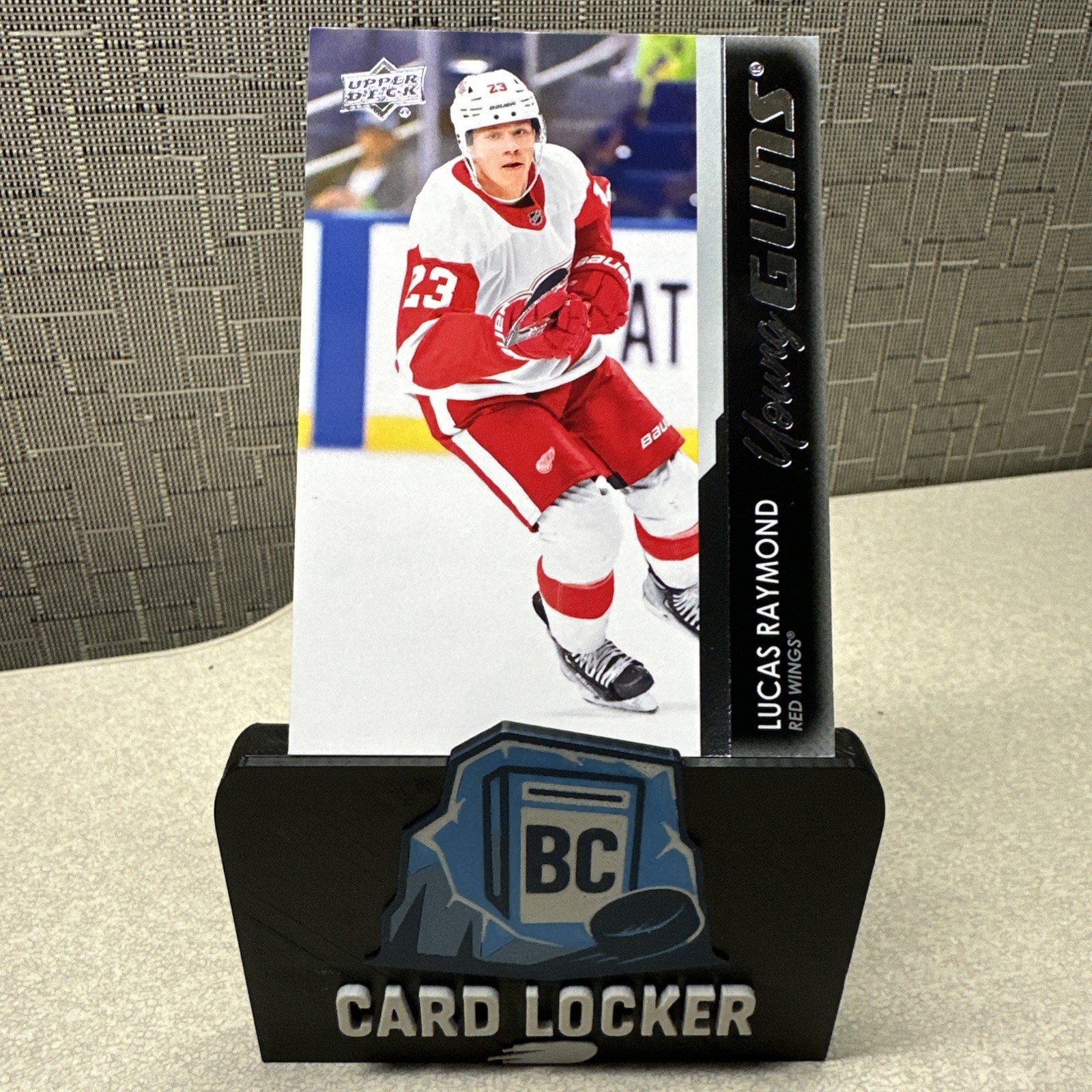 2021-22 Upper Deck Lucas Raymond Rookie Young Guns RC #464 Red Wings