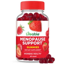 Lifeable Menopause Relief for Women | Night Sweats & Hot Flashes | 60 Gummies