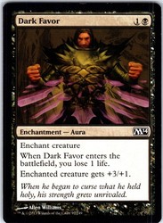 Dark Favor - Magic 2014 (M14) #92 Common