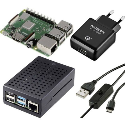TRU COMPONENTS Pure Set Raspberry Pi  3 B+ 1 GB 4 x 1.4 GHz inkl. Netzteil,