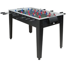 48" Competition Sized Wooden Soccer Football Table Adults  Kids Home Recreation
