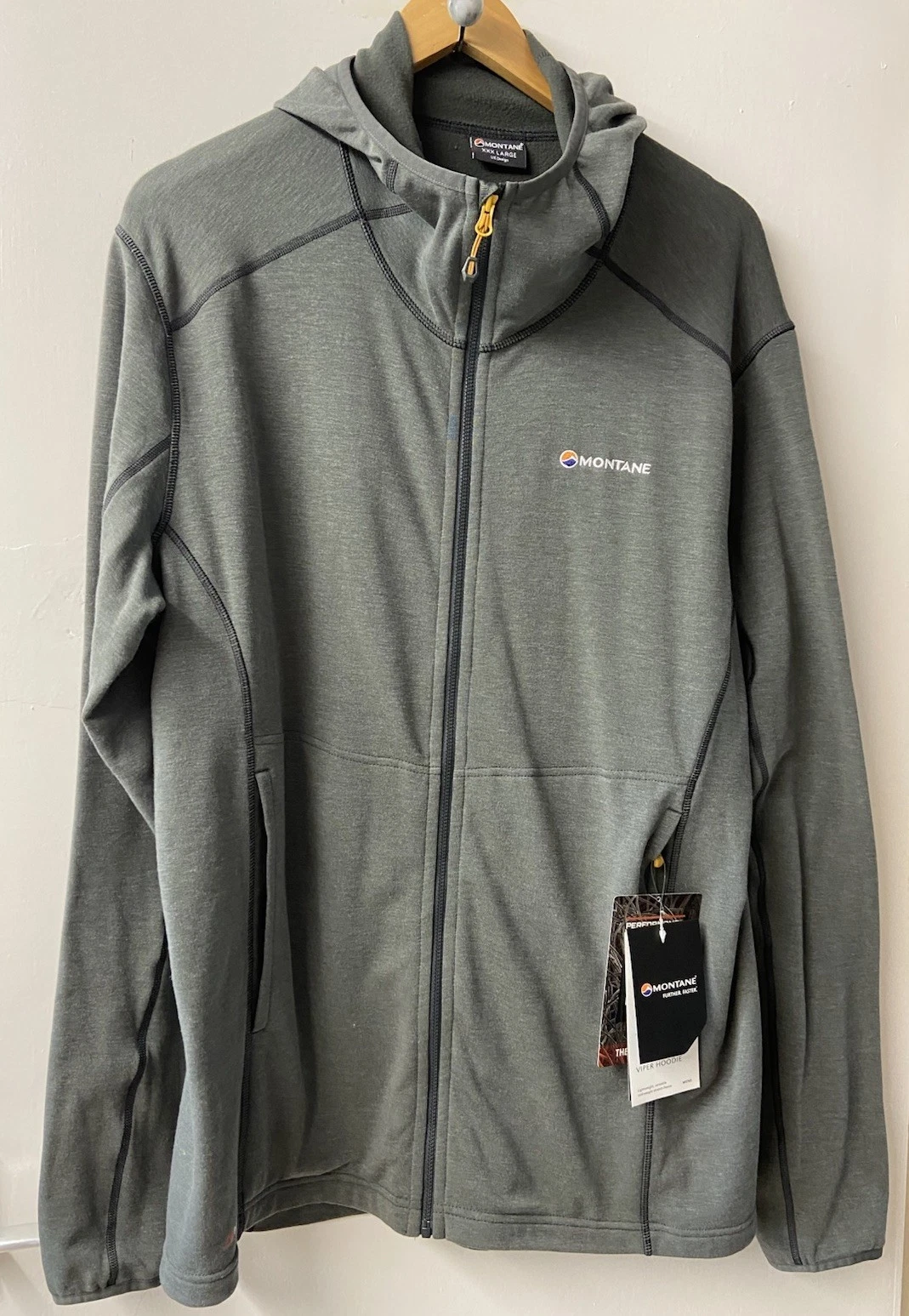 MONTANE Smu Viper Polartec Pro Full Zip Hoodie 3xl New With Tags