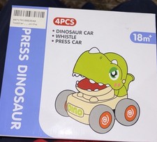 iPlay iLearn Press Dinosaur Go Car Whistle Baby/Toddlers Toys Racing Smart New