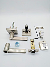 Kwikset Casey Interior Privacy Door Handle with Lock, Door Lever For Bathroom