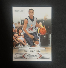 Panini 2009-10 Prestige Stephen Curry Rookie Card #207 Golden State Warriors. rookie card picture