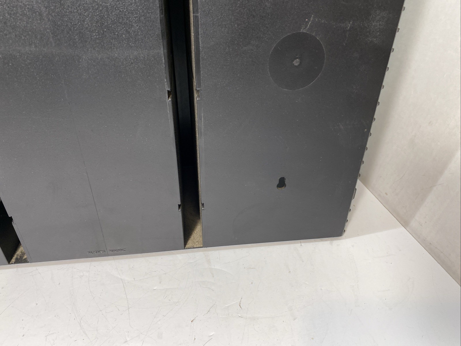 Laserline 90 CD CD90 Storage Case Wall Mount Rack Holder Black Plastic