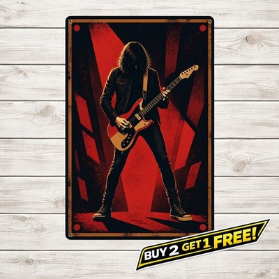 Unique Design Single Piece Retro Metal Tin Sign Wall Decor 8x12