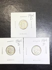 (3 Coins) 1964 D Silver Roosevelt Dimes