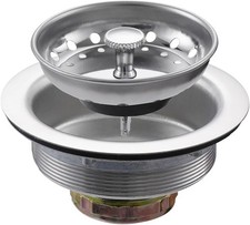 ZM Kitchen Sink Basket Strainer with Stopper, 3-1/2 Drain