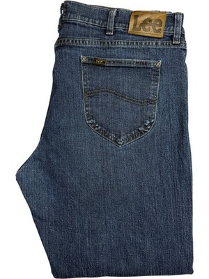 Lee Regular Fit Jeans Men's 40x32 Blue Denim Made in Mexico 5-Pocket - 1340