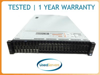 Poweredge R730XD 26SFF 48GB 2x E5-2650V3 2.3GHZ=20Cores 8x 120GB SATA SSD H730