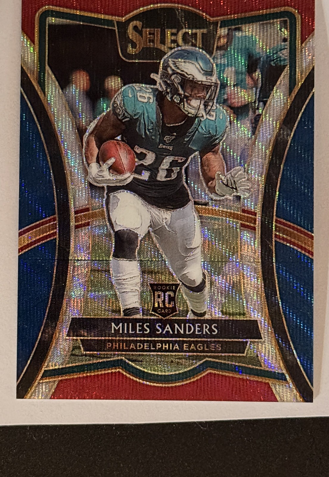 2019 Panini Select #102 Miles Sanders Tri-Color Prizm #/199