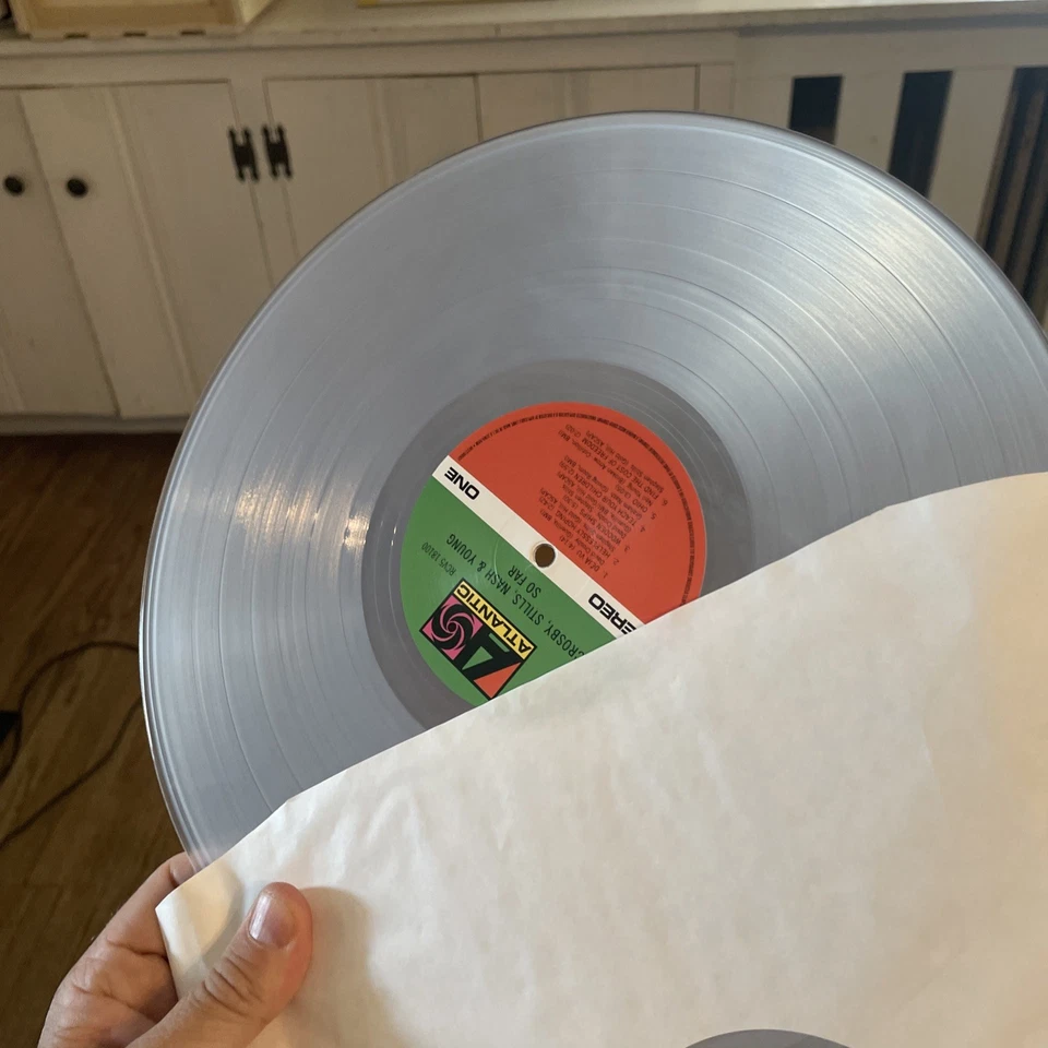 Crosby, Stills, Nash & Young : So Far (Exclusive Limited Clear Vinyl LP) VG+ - Image 4 of 4