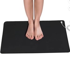 Zengrounded Grounding Mat in Black. 15.5  X 23.5  . New 