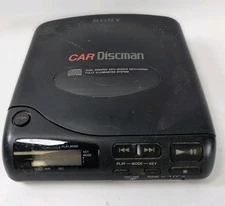 Sony Car Discman CD Player With Power Supplies D-802K In Working Condition