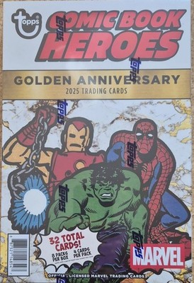   2025 Marvel Comic Book Heroes 1975 Golden Anniversary Box SEALED  BLITZVERSAND