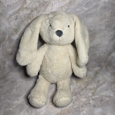 Cloud Island 2025 Off White Bunny Rabbit Plush Gray Nose Floppy Ears Baby Lovey