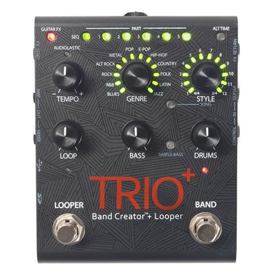 DigiTech Trio Plus Band Creator und Looper Effektpedal für Gitarre