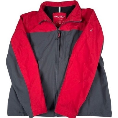 Nautica Mens Large Softshell Jacket Water Resistant Active Stretch Performance