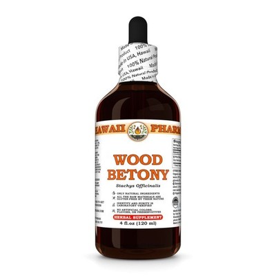 Wood Betony (Stachys Officinalis) Tincture, Dried Herb Liquid Extract