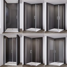 IMPTS Pendeltür Duschkabine Schwingtür Duschtür Eckeinstieg Duschabtrennung