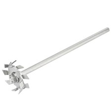 1Pcs 7.87" Stirring Rod 304 Stainless Steel w 1.97" ID Dispersion Disc for Lab