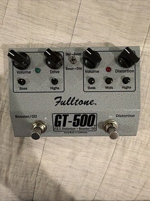 Fulltone GT-500 Distortion/OD Booster Pedal *** FREE SHIPPING