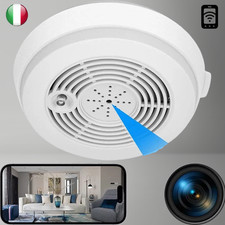 Rilevatore di Fumo SC02 con Camera HD, Connessione WIFI + APP di Monitoraggio IT