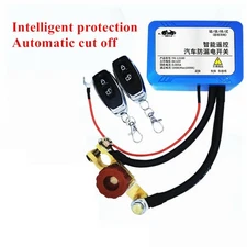  Battery Isolator Switch Disconnect Power Cut Off Kill w/2 Remote for Truck D 