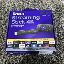 Roku Streaming Stick 4K/HDR/Dolby Vision Streaming Device with Roku Voice Remote