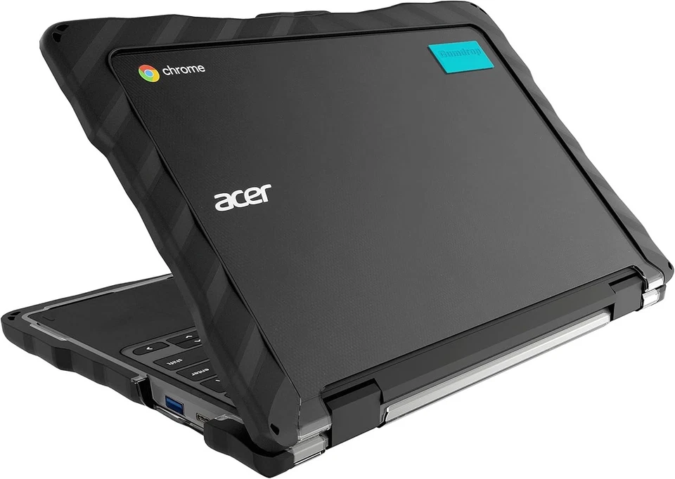Funda de portátil de alta resistencia para Acer Chromebook 311 C721 - negra Foto 3 de 4