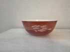 Vintage Pyrex 4 Quart Autumn Harvest Wheat Mixing Bowl #404