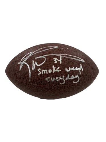 Ricky Williams Signed Autographed Inscribed Wilson Football SWAU COA