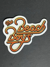 The Beach Boys Logo Sticker Iconic 60s Rock Legends CA Surf Pop for Laptops New!