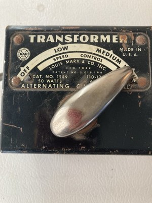Louis Marx Train Transformer No 1209 Vintage WORKS See Pictures For Voltage Out