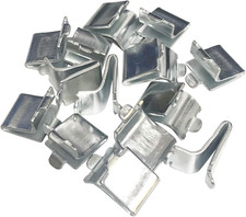 Adjustable Steel Pilaster Shelf Support Clips -14 Pieces