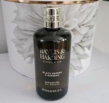 Image of Baylis & Harding Black Pepper & Ginseng  Shower Gel 300ml New